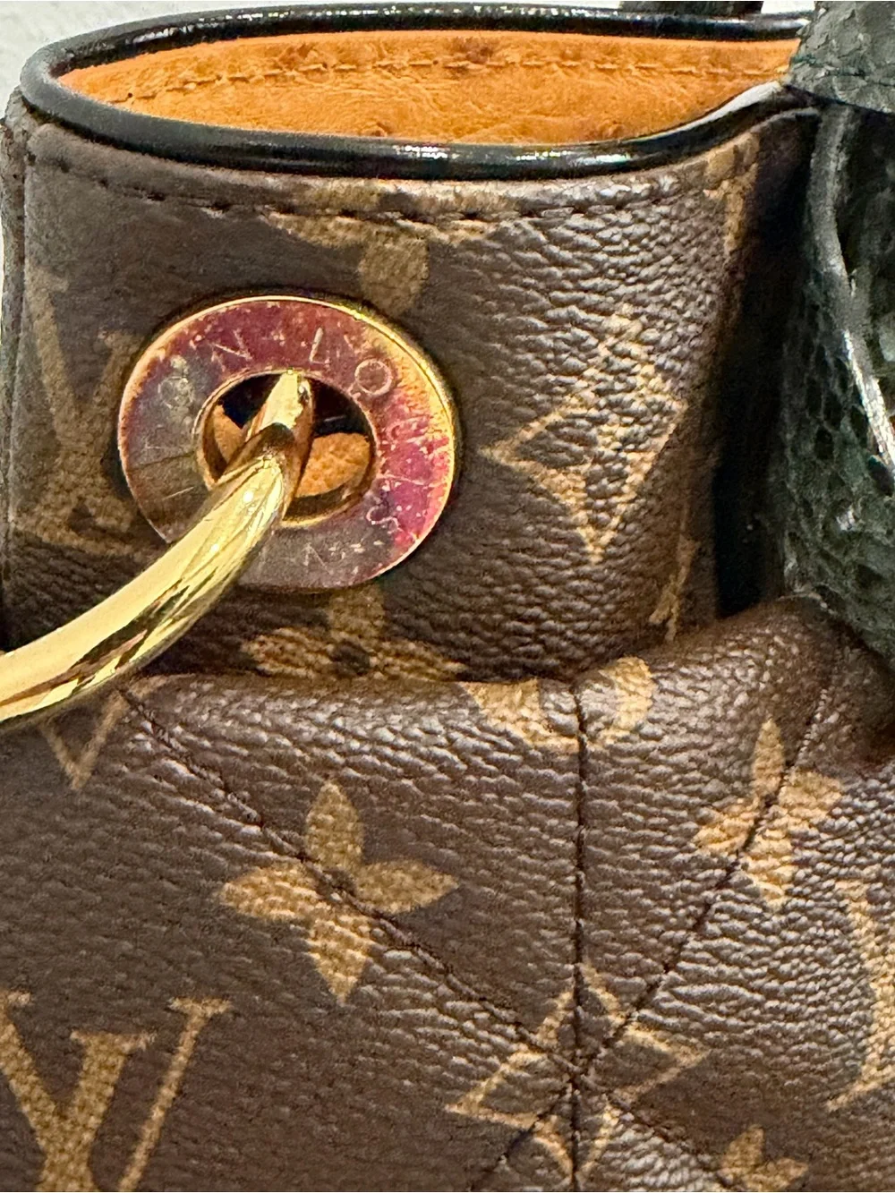 LOUIS VUITTON Monogram Etoile Exotique MM Green